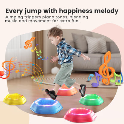 Light Up Musical Sensory Stepping Stones